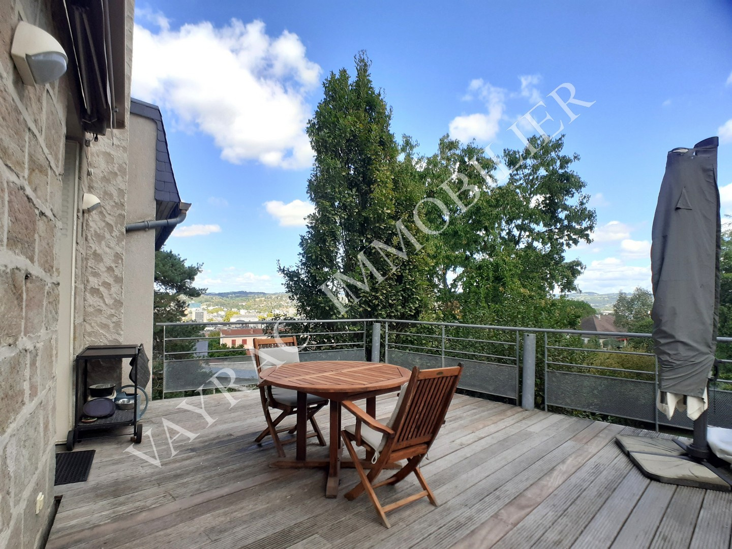 Terrasse en sortie de cuisine